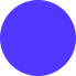 Blue circle on black background, minimalist design.